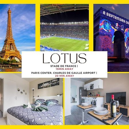 Apartmán Le Lotus - Self Checkin - 20Min From Paris - Free Parking Around Drancy Exteriér fotografie
