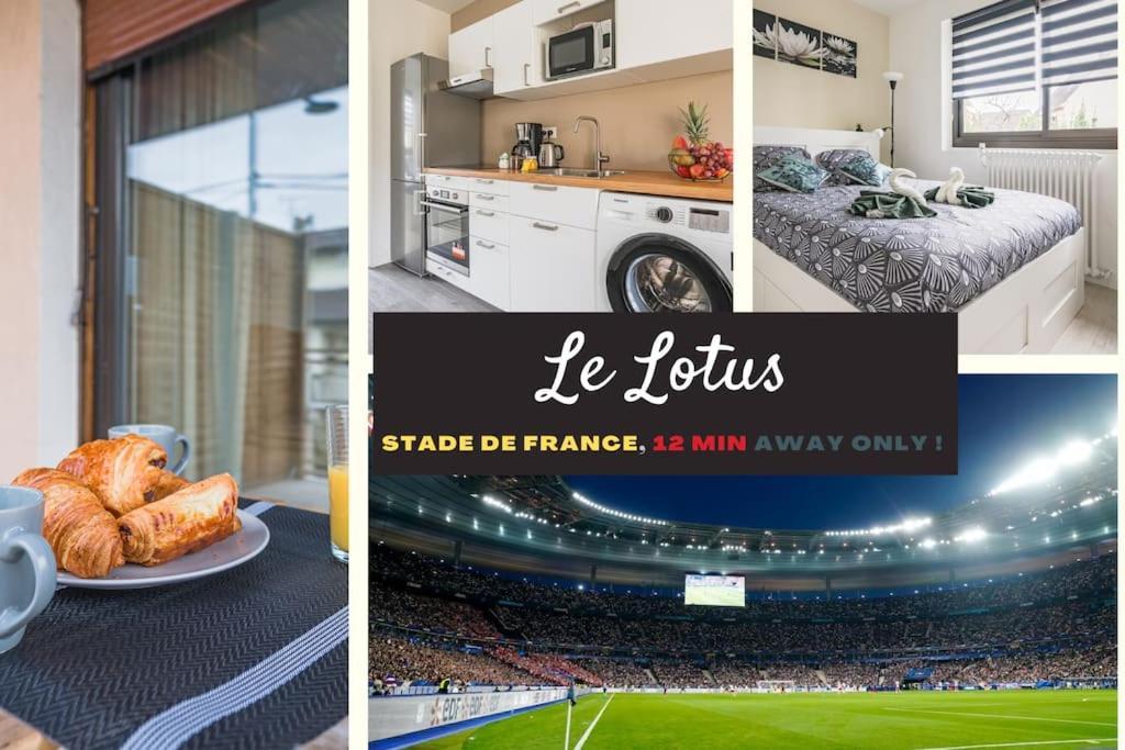 Apartmán Le Lotus - Self Checkin - 20Min From Paris - Free Parking Around Drancy Exteriér fotografie
