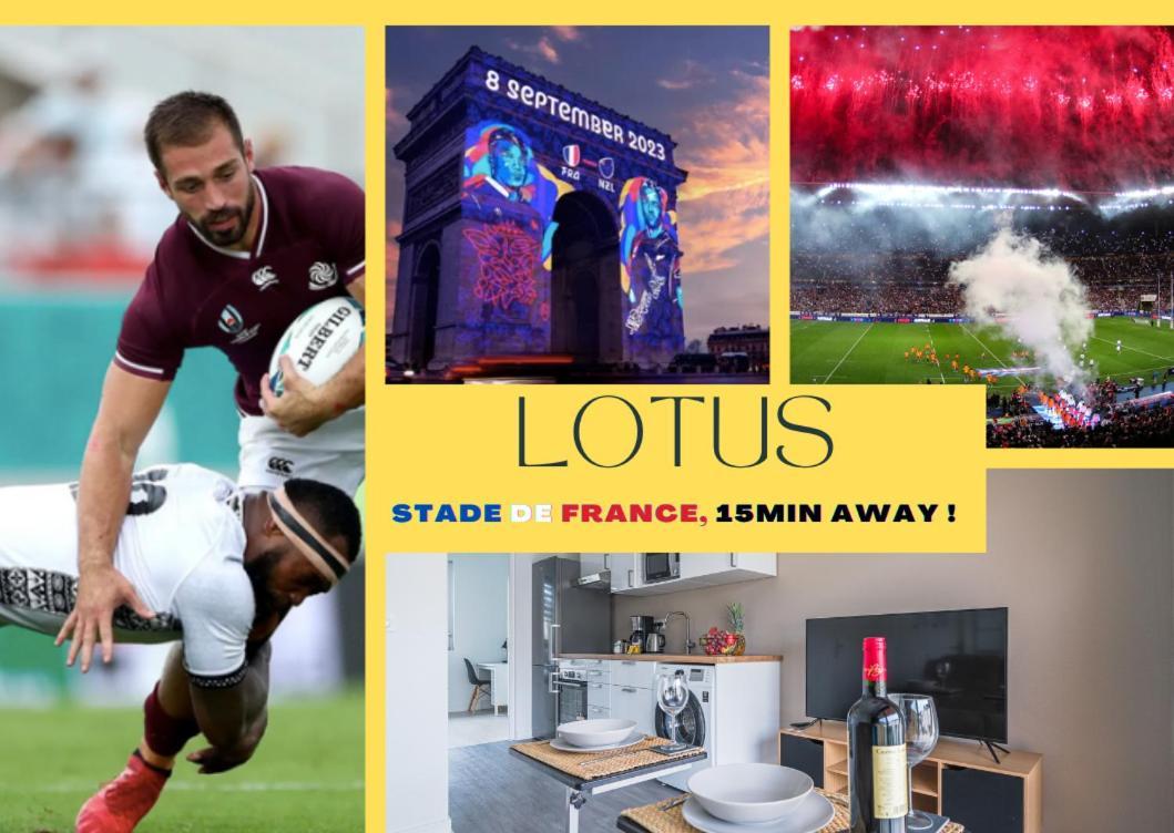 Apartmán Le Lotus - Self Checkin - 20Min From Paris - Free Parking Around Drancy Exteriér fotografie
