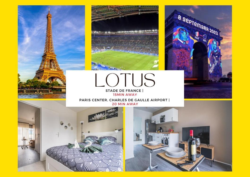 Apartmán Le Lotus - Self Checkin - 20Min From Paris - Free Parking Around Drancy Exteriér fotografie
